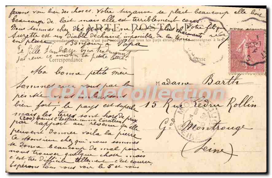 CPA Forges les Eaux S Inf la Chene Mme de Sevigne a l'Etablissement thermal  — Rückseite