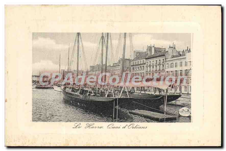 CPA le Havre Quai d'Orlians 