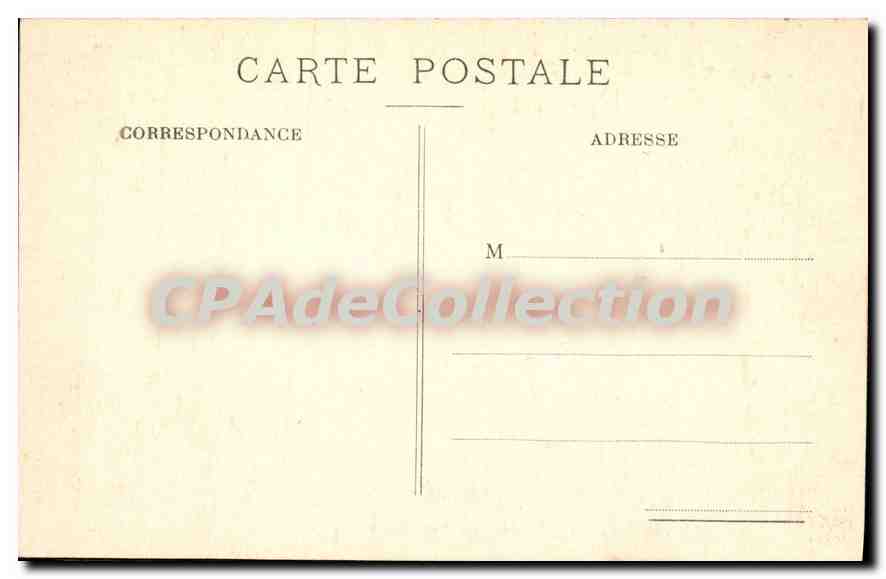 CPA Fecamp la Falaise et le Calvaire  — Verso