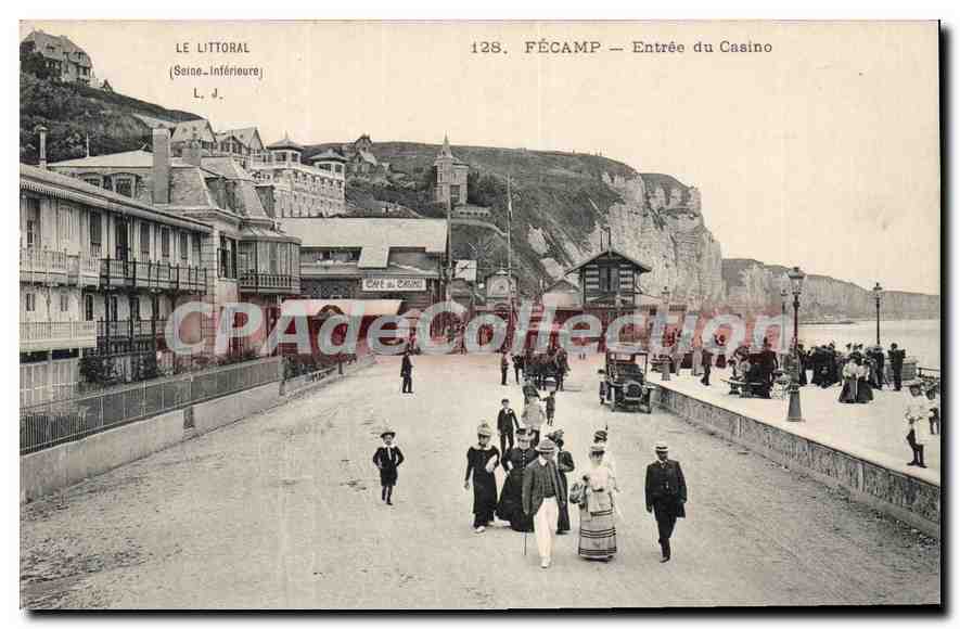 CPA Le Littoral Seine Inferieure Fecamp entree du casino 