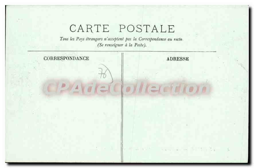 CPA Le Havre la place Gambetta et la rue de Paris  — Verso