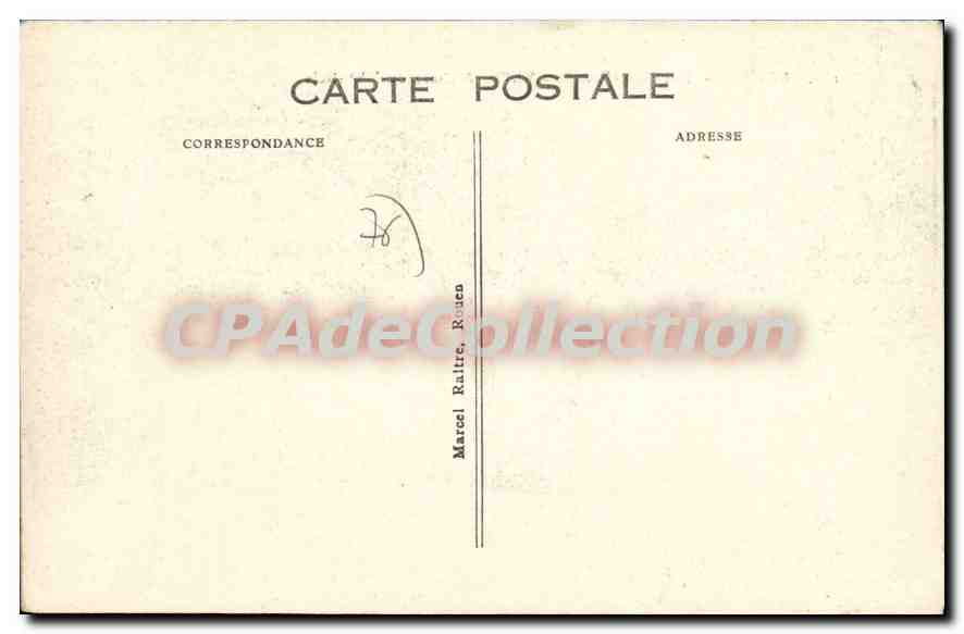 CPA Rouen rue Saint Romain Vieilles maisons du XV siecle  — Rückseite
