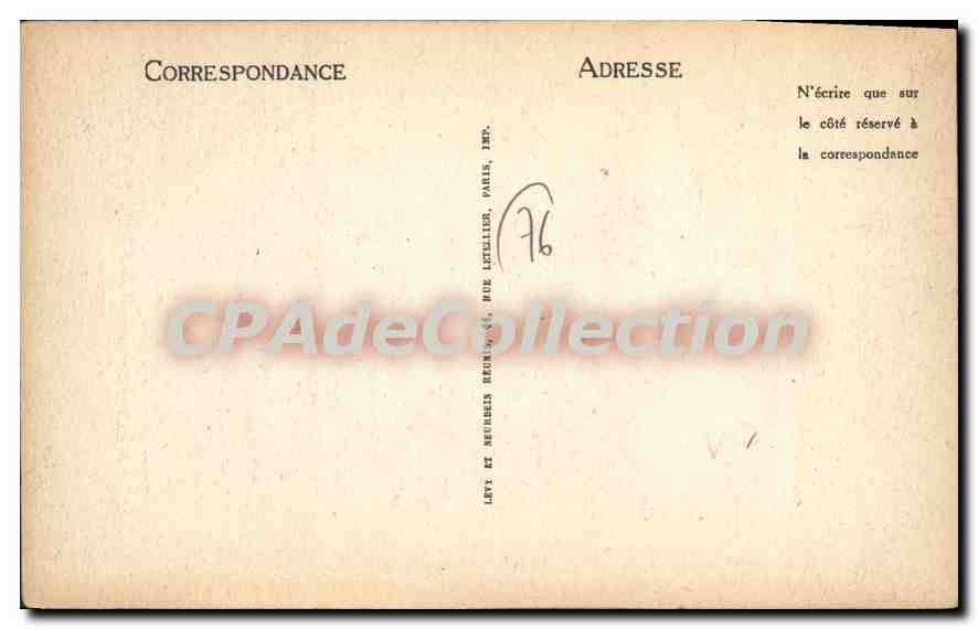 CPA Mesnil Val hotel de la Gorge grand rue  — Rückseite