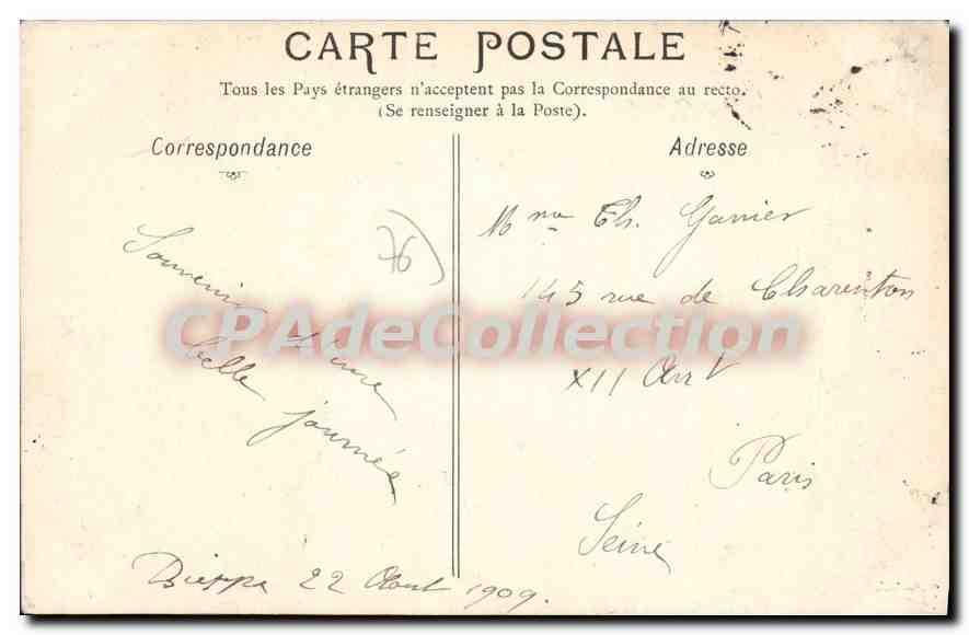 CPA Dieppe vue generale  — Verso