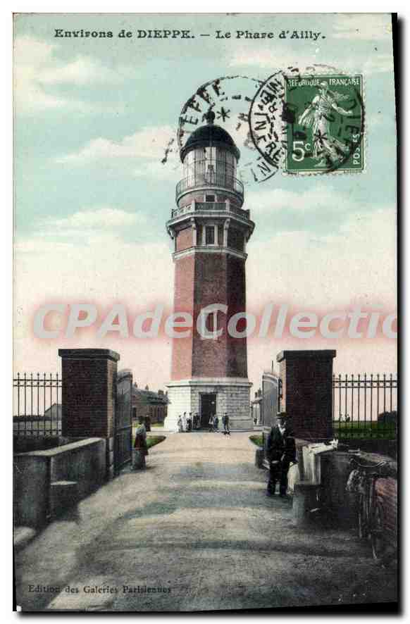 CPA Environs de Dieppe le Phare d'Ailly 
