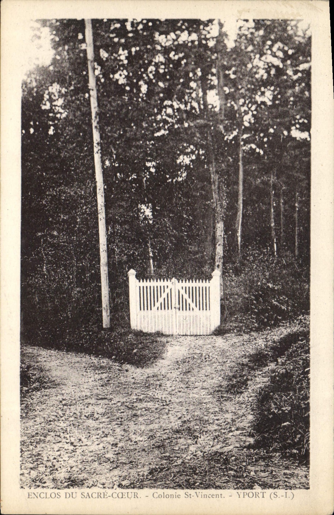 CPA Exclos du Sacre Coeur Colonie St Vincent Yport S I 