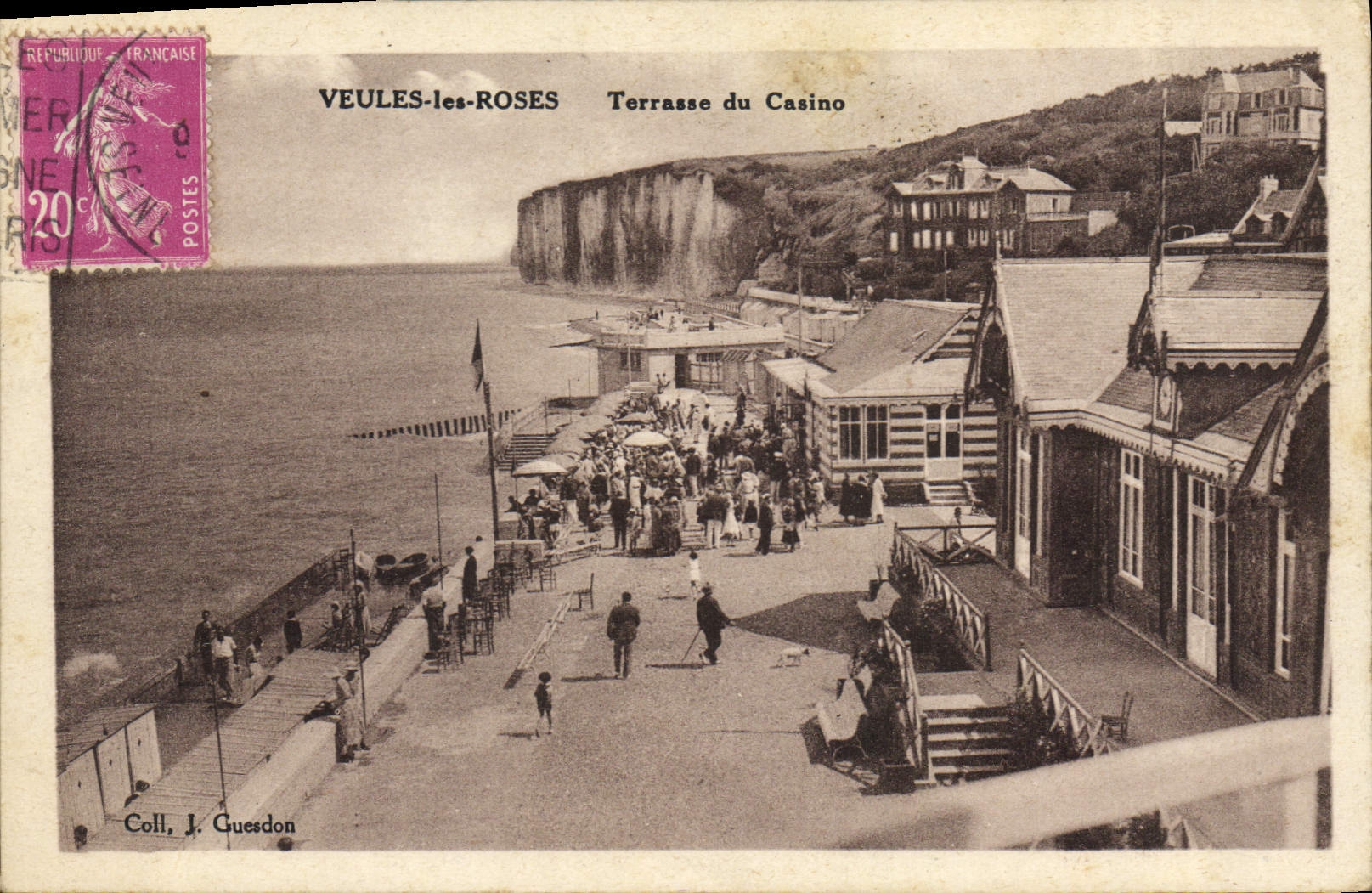 CPA Veules les Roses Terrasse du casino 