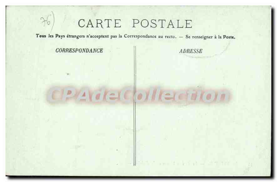 CPA Mesnilval le petit chateau et la Falaise  — Rückseite