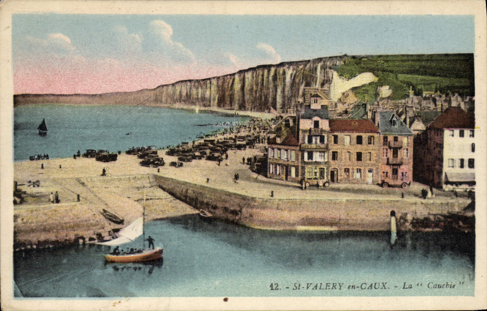 St-Valery-en-Caux — La « Cauchie » — Éditeur G. Artauds, n° 12