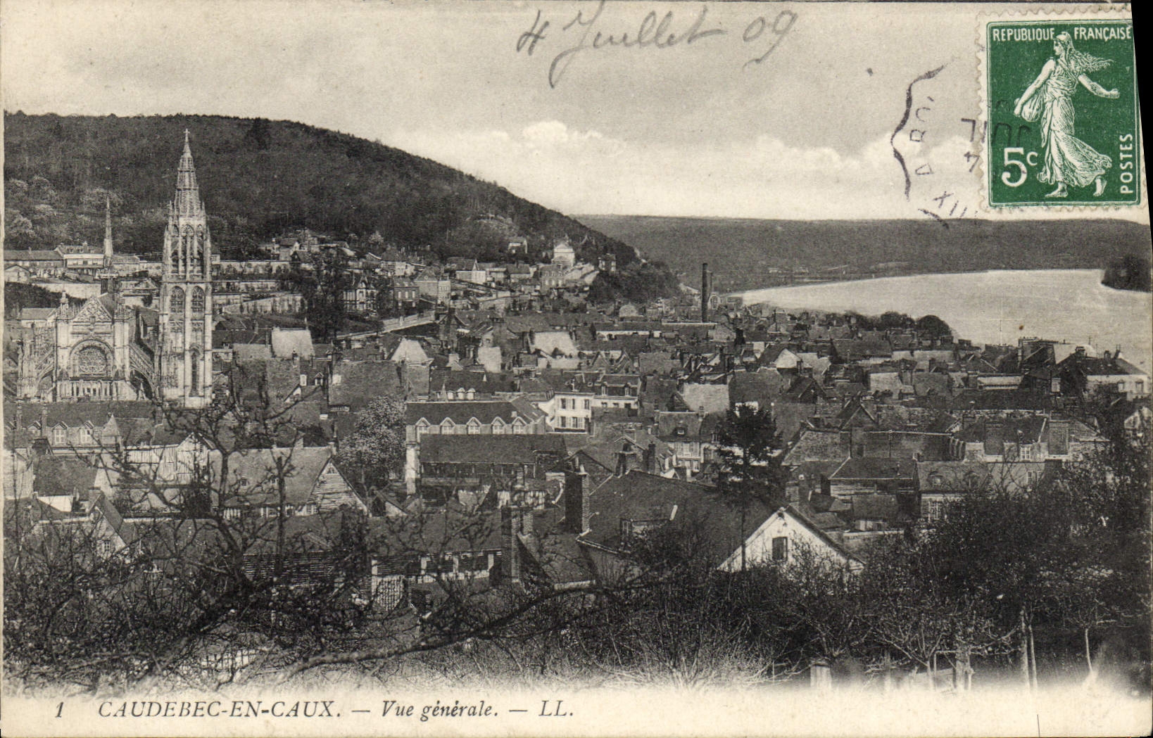 Caudebec-en-Caux — Vue générale — LL.