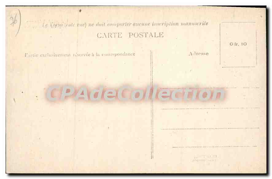 Fécamp — La Porte du Roi — Éditeur Le Lutoral (Seine-Inférieure), n°33 — Verso