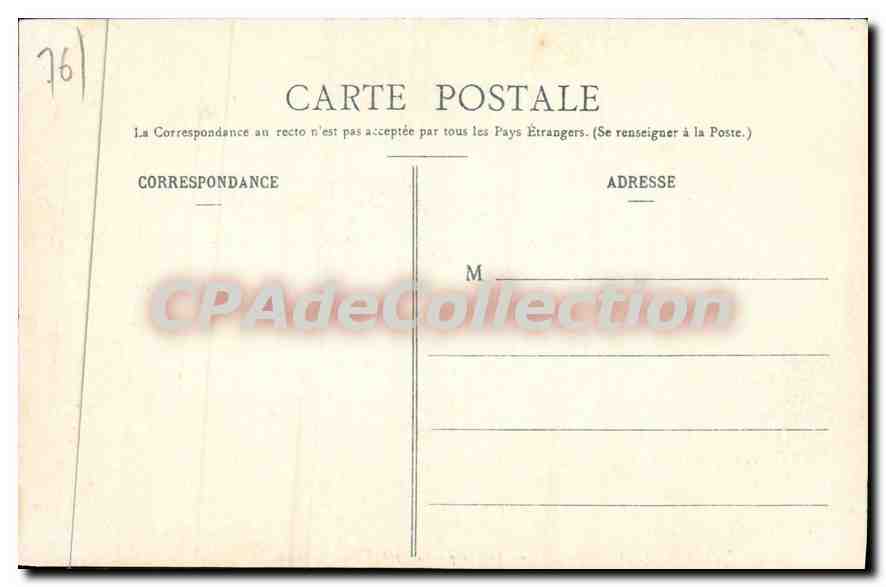 CPA Rouen hotel Bourgtheroulde le camp du drap d'Or  — Rückseite
