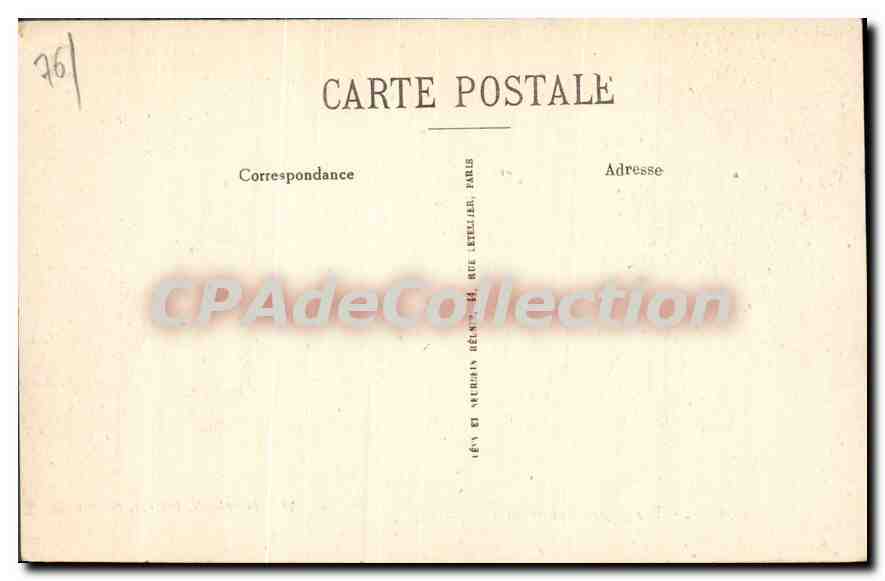 CPA Fecamp vue generale et avant port  — Verso