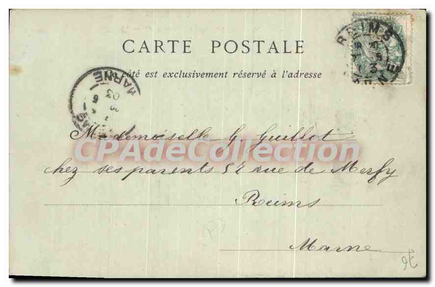 CPA Le Treport le casino vue prise de l'Esplanade  — Rückseite