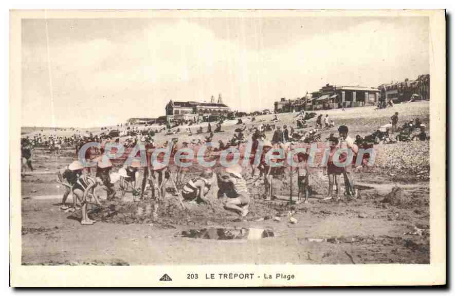 CPA le Treport la plage 