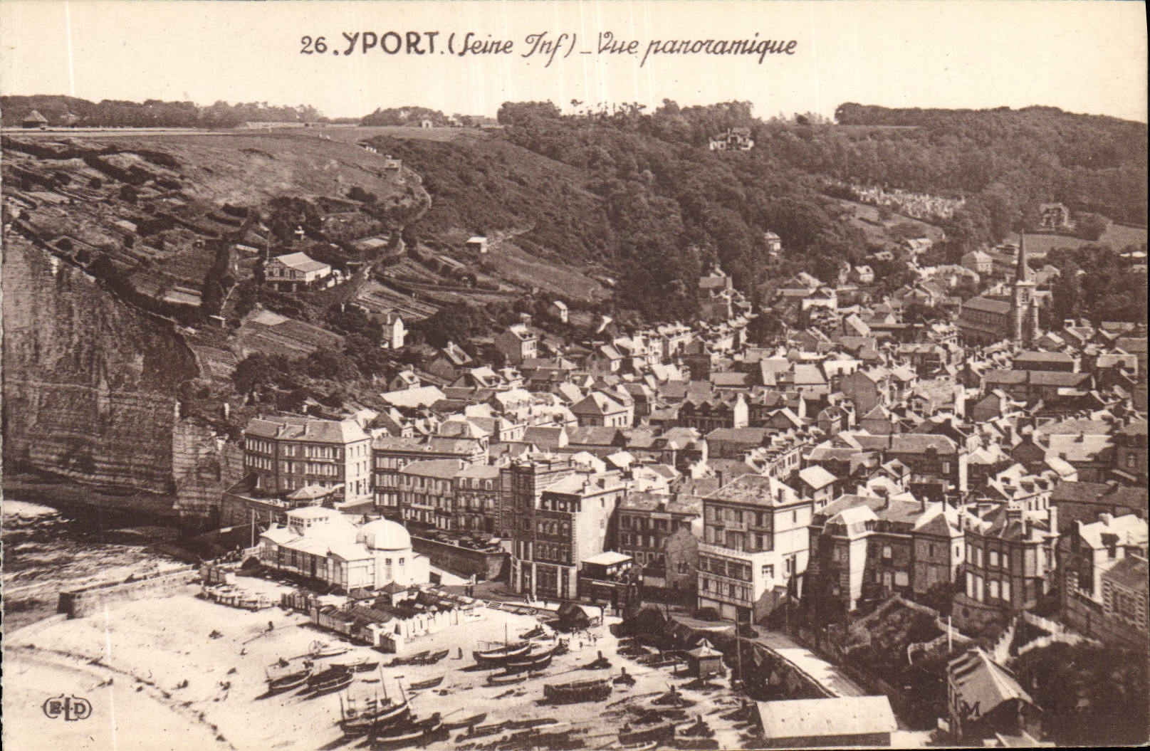 CPA Yport Seine Inf vue panoramique 