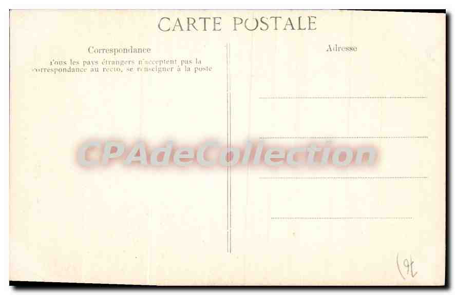 CPA Le Littoral Seine Inferieure Yport pointe de la Falaise d'Aval le Chicard  — Rückseite