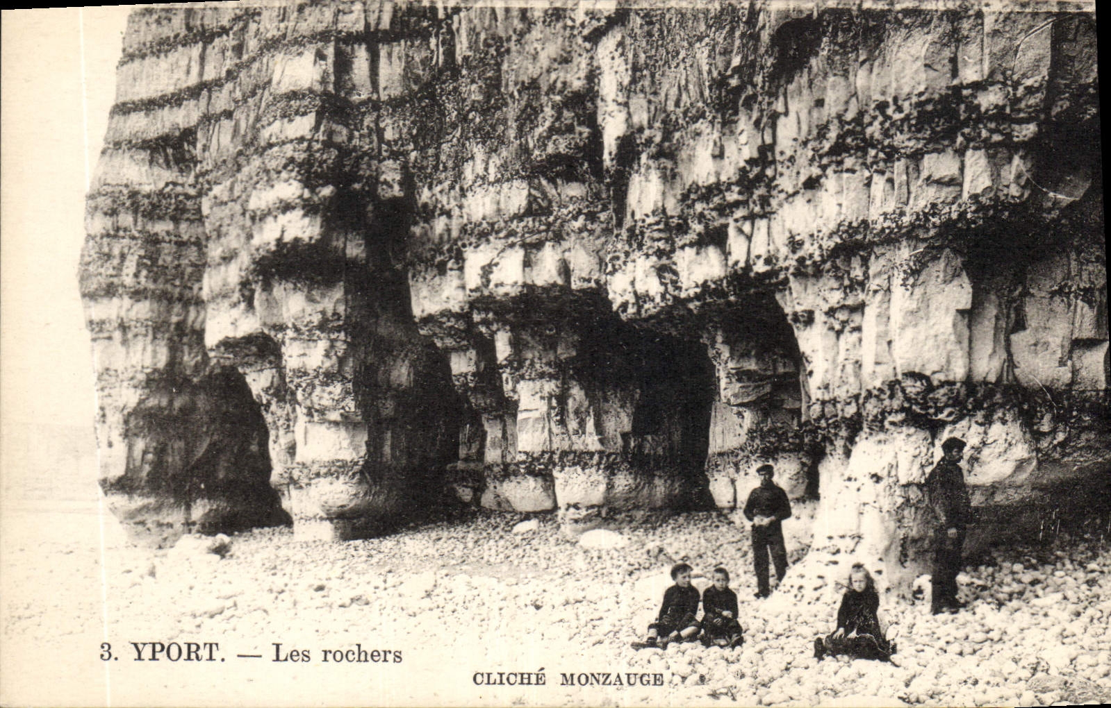 CPA Yport les roches Cliche Monzauge 