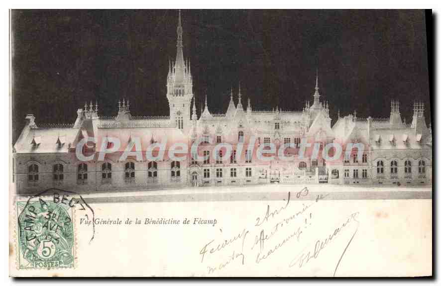 CPA Vue generale de la Benedicline de Fecamp 