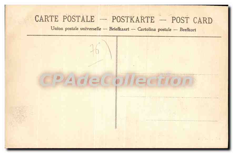 CPA Graville Ste Honorine Abbaye 11 siecle construite vers 1050  — Rückseite