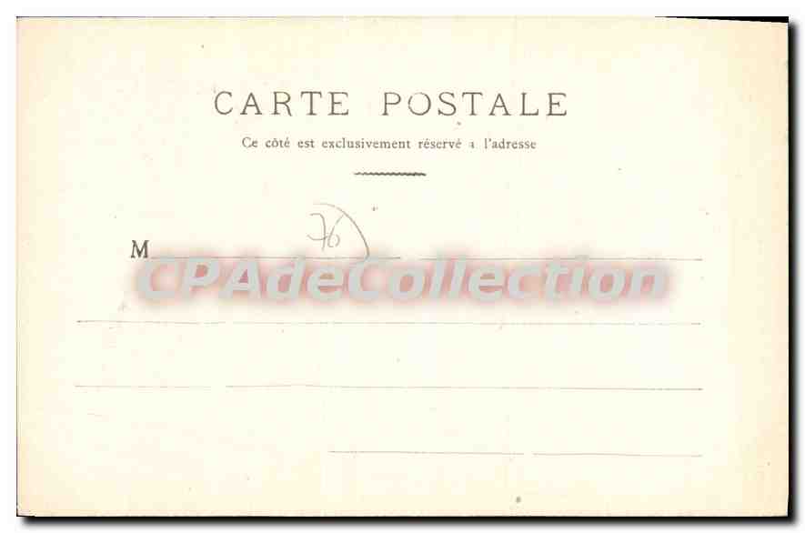 CPA La Normandie Coiffes d'Hier Servante de Fecamp l'Abbaye Celebre de Fecamp Etandait au loin sa Ju — Rückseite