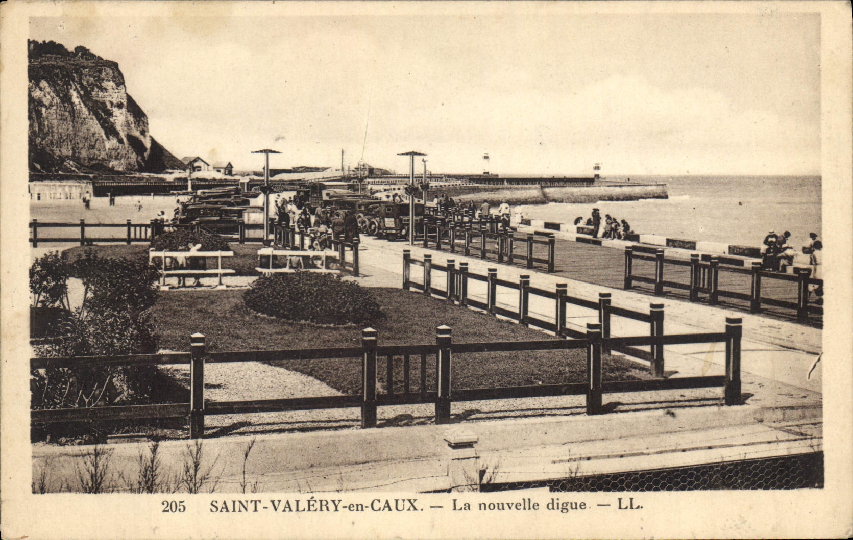 Saint-Valéry-en-Caux — La nouvelle digue — LL. — n° 205