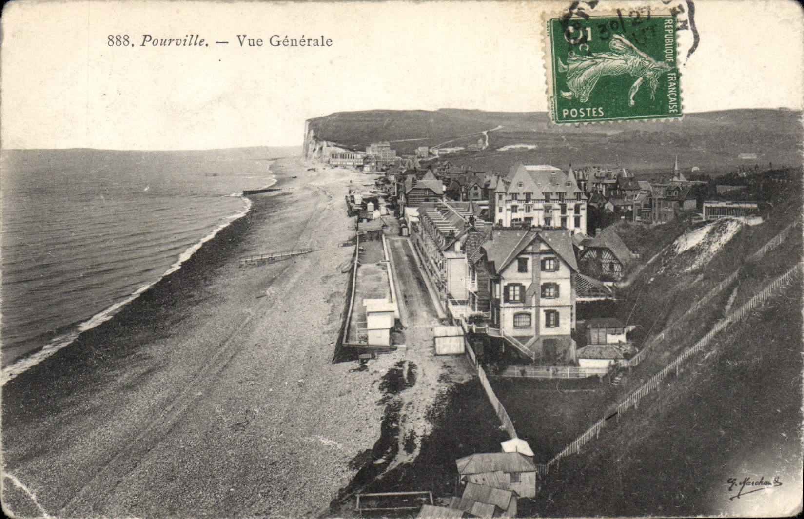 CPA Pourville Vue Generale 