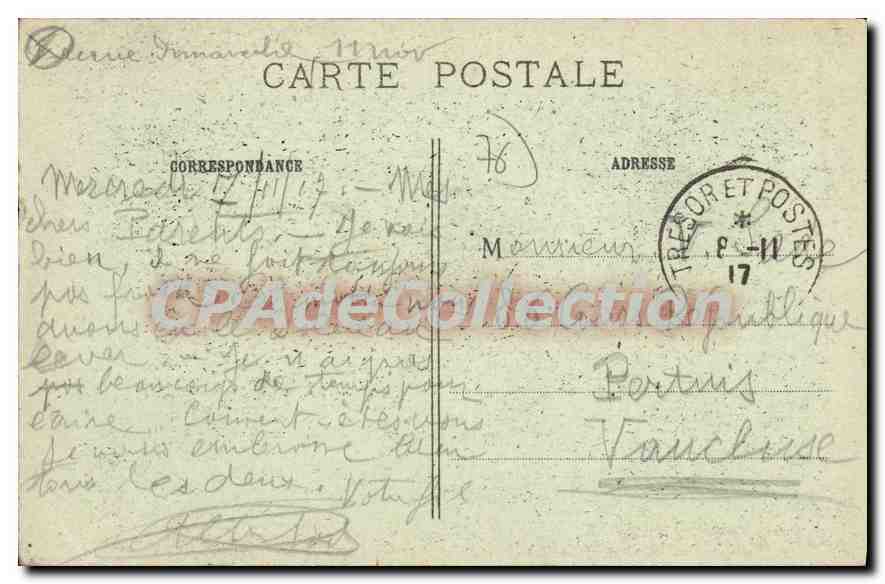 CPA Aumale S Inf Eglise cote Sud Porte dite Jean Goujon  — Rückseite