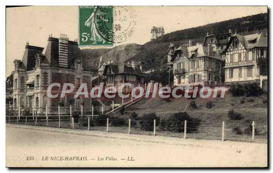 CPA Le Nice Havrais La Villas 