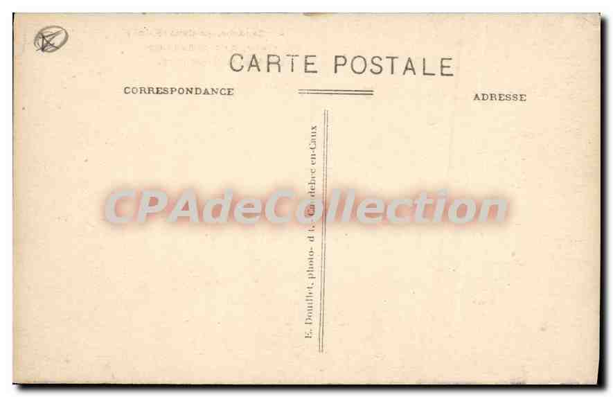 CPA Caudebec en Caux Vieilles Maisons Rue Caron  — Rückseite