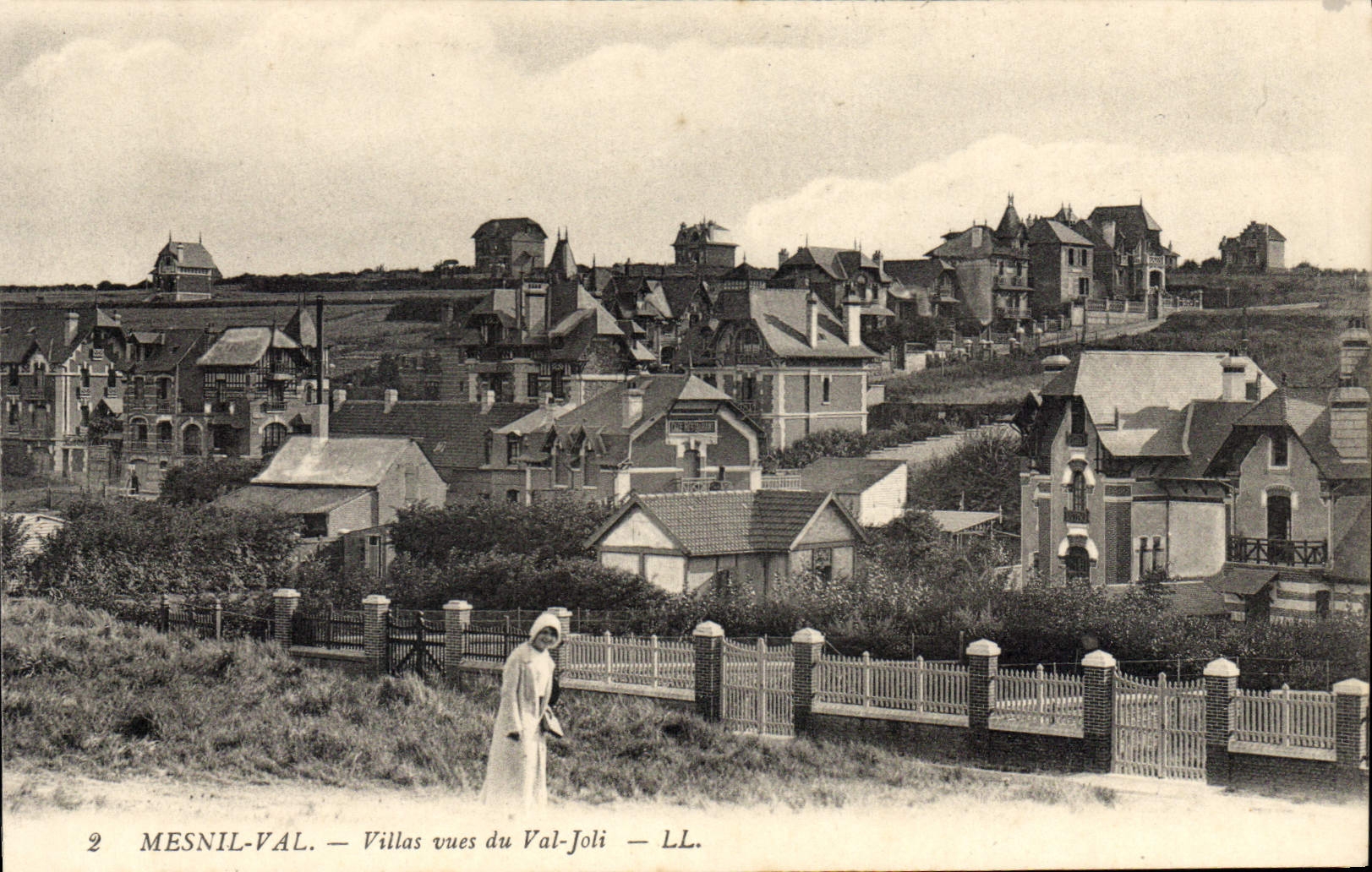 CPA Mesnil Val Villas vues du Val Joli 