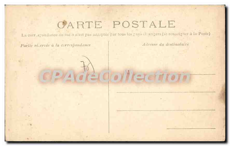 CPA Saint Aubin sur Mer Portail de l'Eglise  — Rückseite
