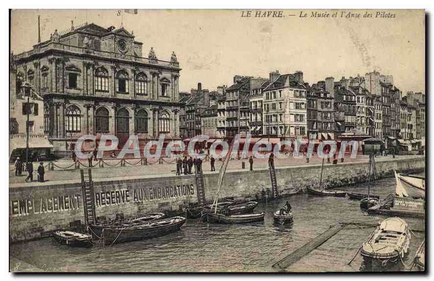 CPA Le Havre Le Musee et l'Anse de Pilotes 