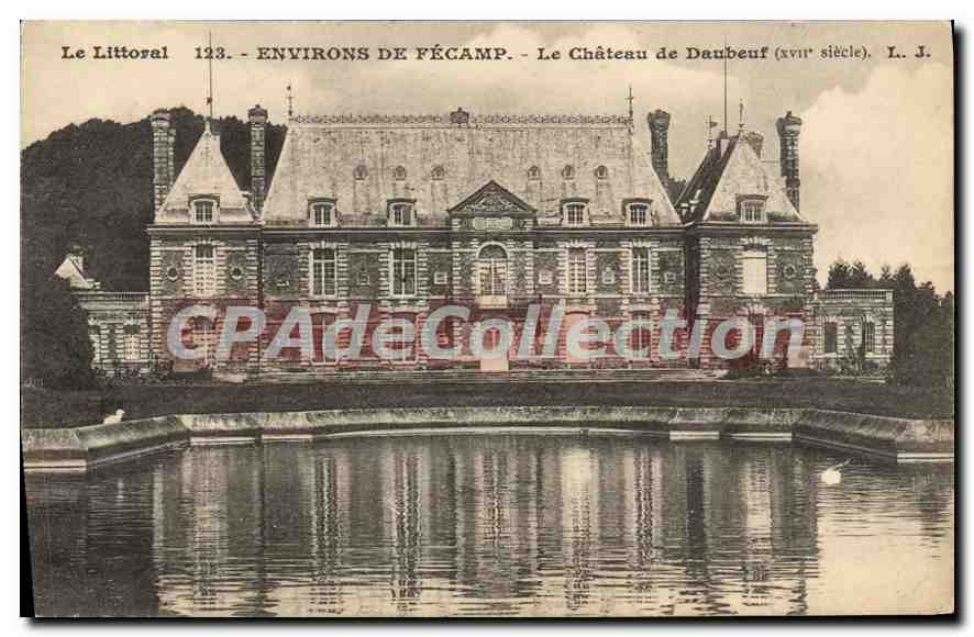 CPA Envurons de Fecamp Le Chateau de Daubeuf 