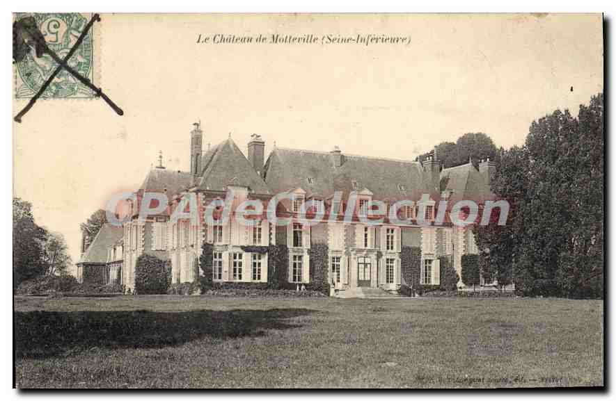 CPA La Chateau de Motteville Seine Inferieure 