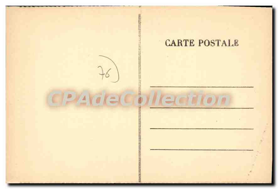 CPA Quiberville sur Mer La Plage Groupe de chalets  — Rückseite