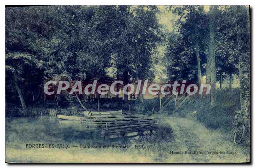 CPA Forges les Eaux Etablissement thermal Le Lac 