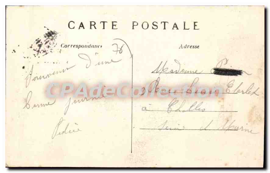 CPA Bateau partant pour la promenade l'Hirondelle  — Verso