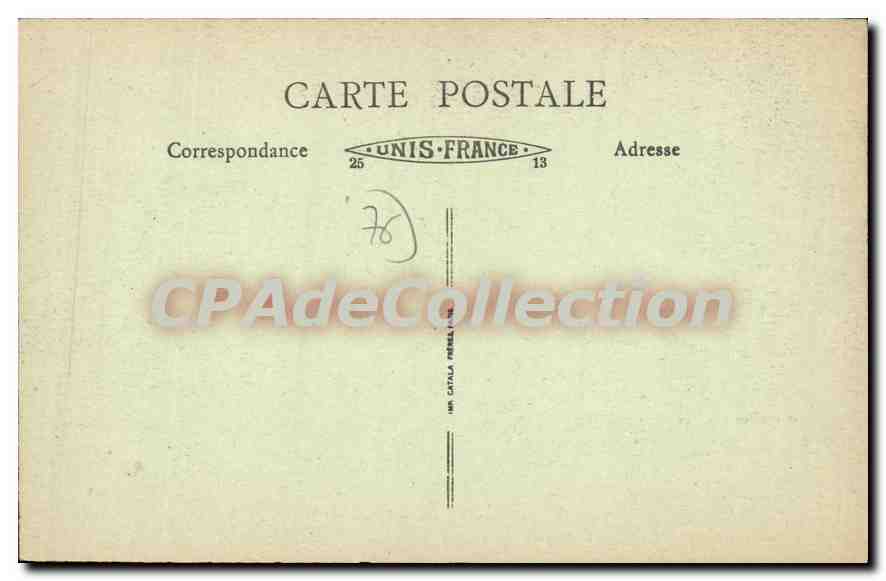 CPA Chanson du Maire d'Eu La Salle du Conseil Municipal  — Rückseite