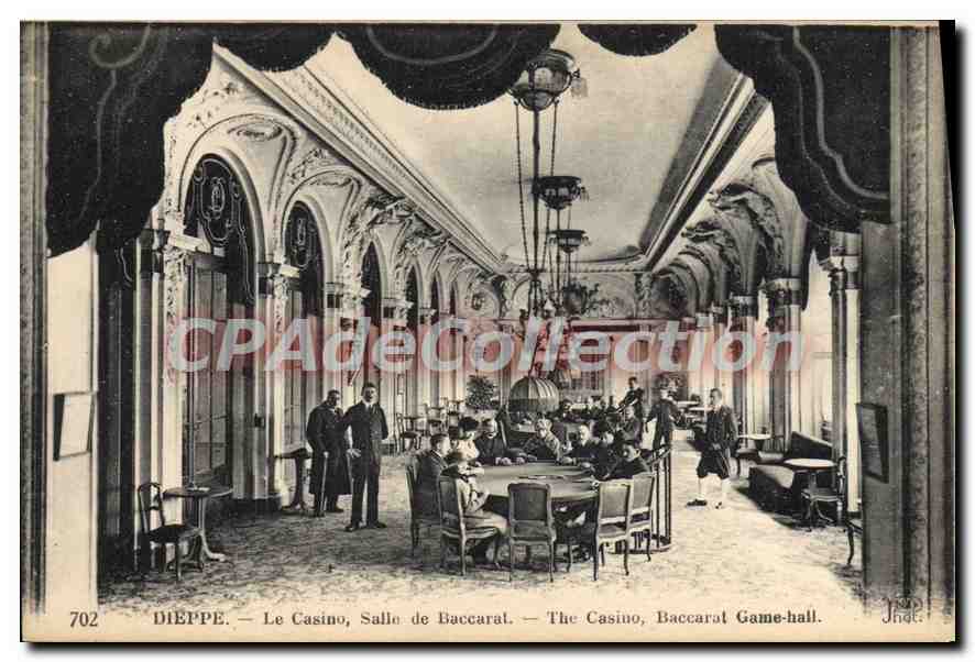 CPA Dieppe Le Casino Salle de Baccarat 