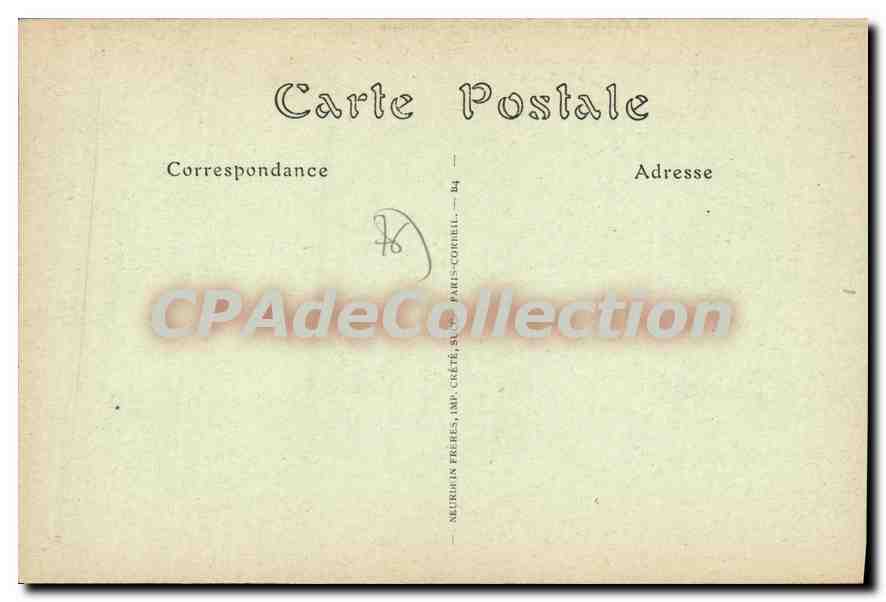 CPA Dieppe Le Casino Salle de Baccarat  — Rückseite