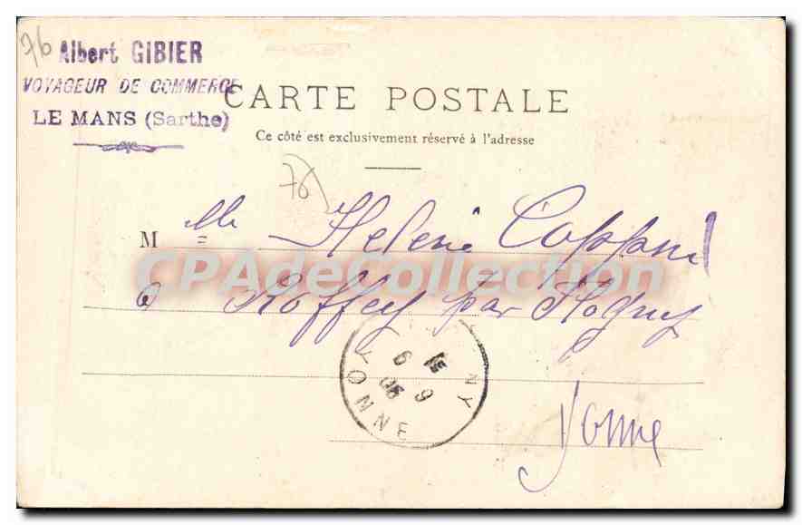 CPA La Normandie Coiffes d'Hier Dieppe Patrie d'Ango  — Rückseite