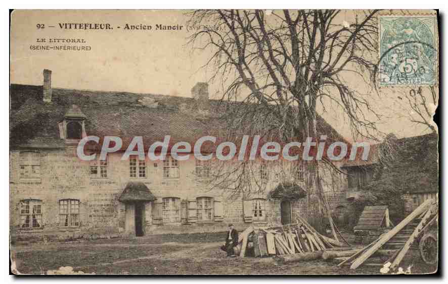 CPA Vitterleur Ancien Manoir Le Littoral 