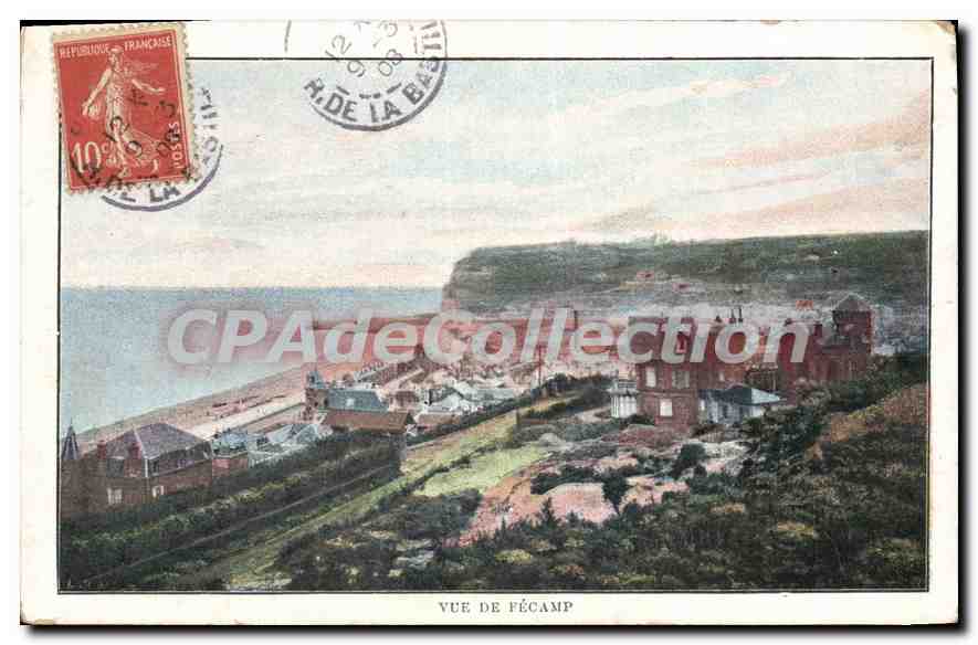 CPA Vue de Fecamp 