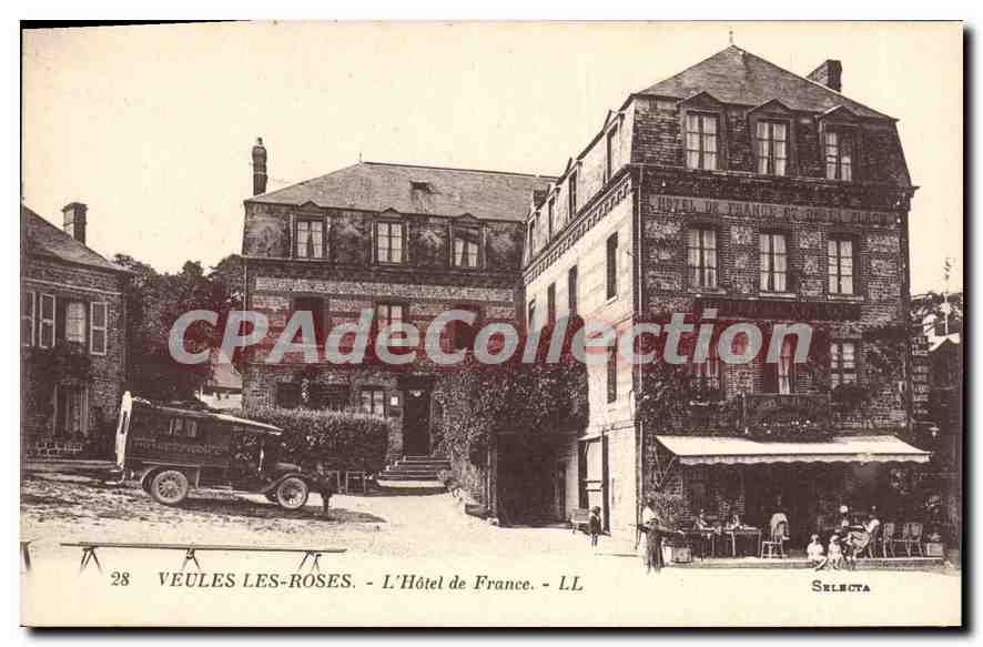 CPA Veules les Roses L'Hotel de France 