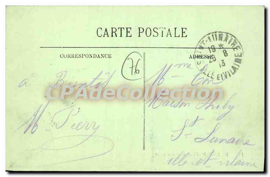 CPA Le Nice Havrais Les villas  — Rückseite