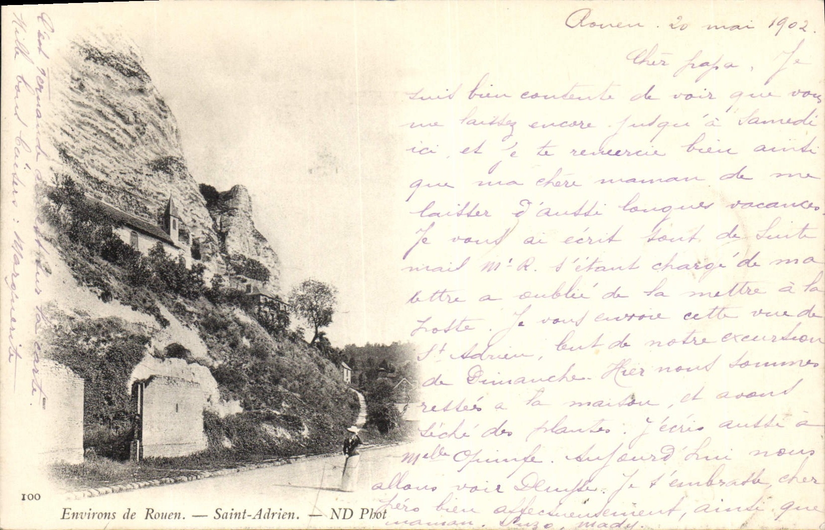 CPA Environs de Rouen Saint Adrien 