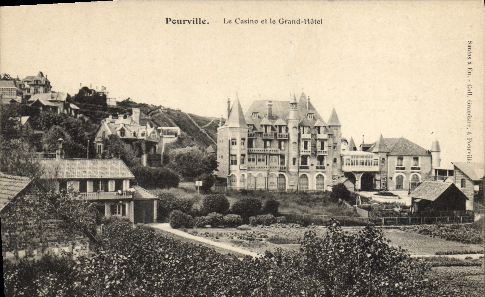 CPA Pourville Le Casino et le Grand Hotel 