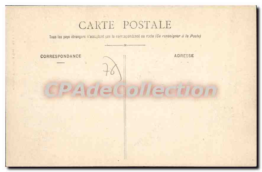 CPA Pourville Le Casino et le Grand Hotel  — Rückseite