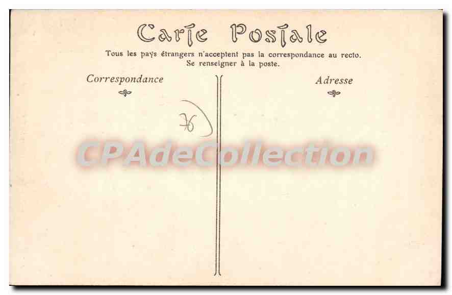CPA Rouen Buste de Guy de Maupassant  — Rückseite